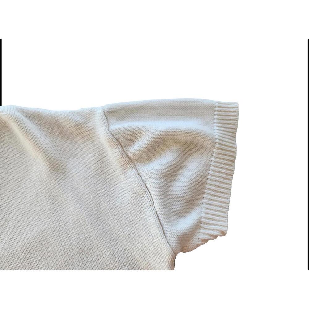 Peanuts White Sand Surf Sun Crewneck Sweater Size XL - Picture 3 of 6